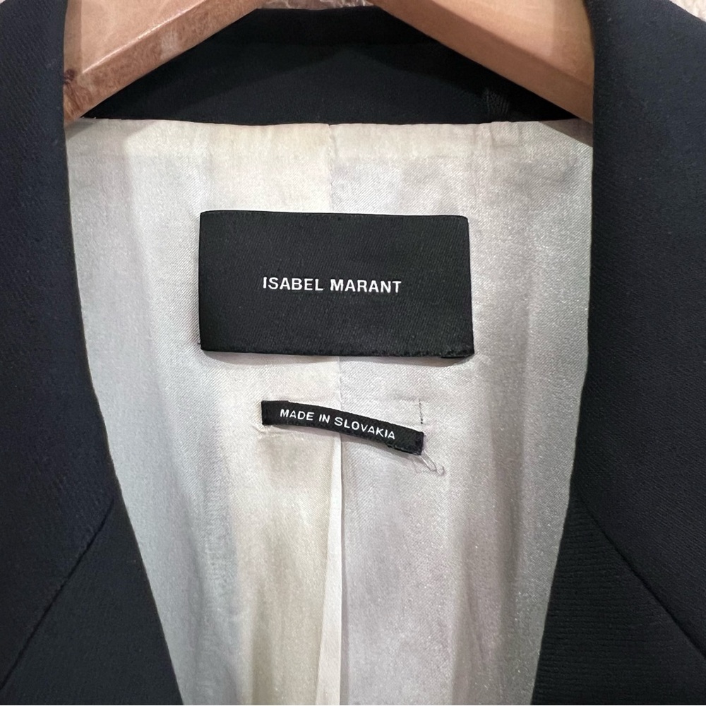 Isabel Marant black double-breasted blazer size 42 - Picture 5 of 8